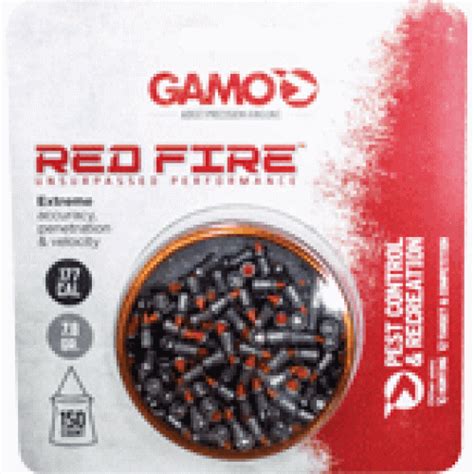 Gamo Red Fire 177 Pellets 78gr 150 Pack Red River Reloading And Outdoors