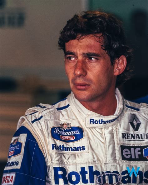 Ayrton Senna Face After Crash