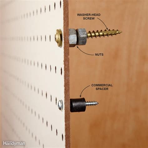 How To Install Pegboard With Spacers Change Comin