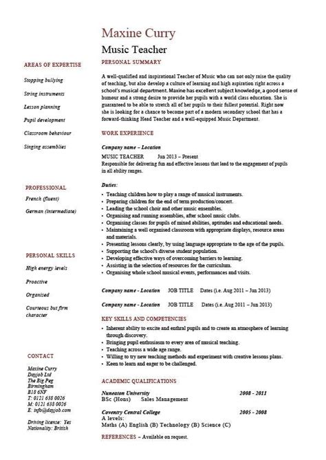 We think free teacher resume templates can't win compared to this professional design. Special Education Teacher Job Description Resume Of Music ...