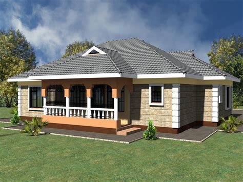 Three Bedroom Bungalow House Plans In Kenya Homeplancloud