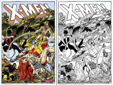 Reimagined X Men 115 Cover Commission By John Byrne 2006 Colored By