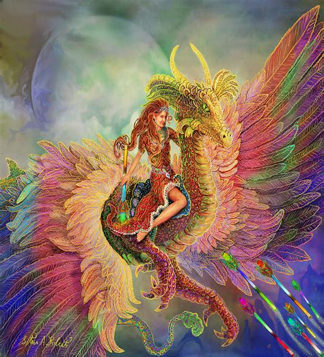 Rainbow Dragon By Steve Roberts