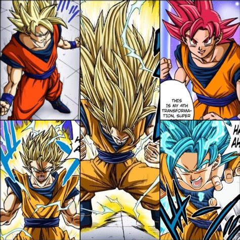 Discover more posts about dragon ball z goku. Goku Transformations (MADE BY ME) Manga colorful by ...