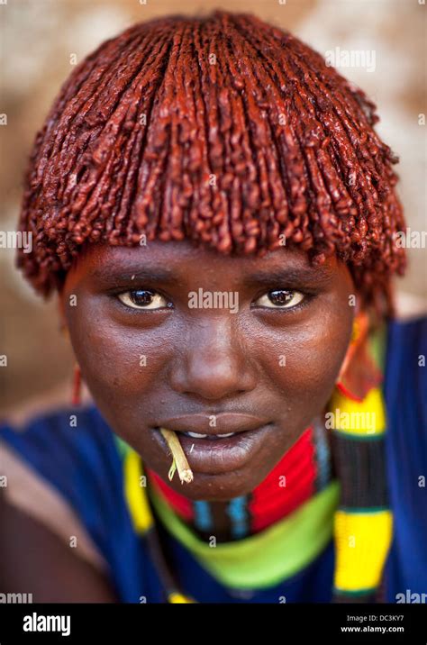Bana Tribe Woman Dimeka Omo Valley Ethiopia Stock Photo Alamy