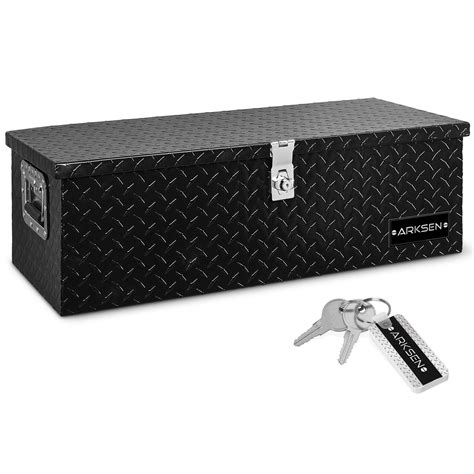 How does a low profile tool box work? ARKSEN 30" 33" 49"Chest Box Aluminum Diamond Plate Tool ...