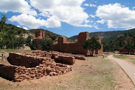 Jemez State Monument New Mexico Ancient Ruins Of Gisewato Flickr