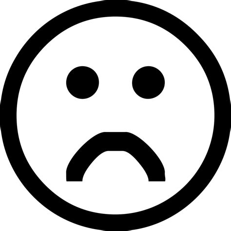Not Happy Svg Png Icon Free Download 203278 Onlinewebfontscom
