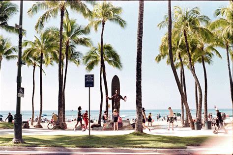 Waikiki Beach Boardwalk Photograph By Tj Steib Fine Art America