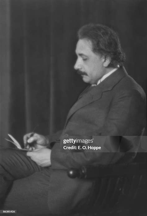 German Born Theoretical Physicist Albert Einstein 1921 News Photo