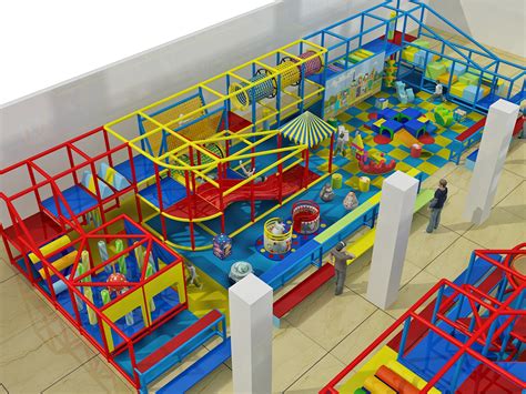 Massive 2 Story Indoor Playground With Large Toddler Area Indoor