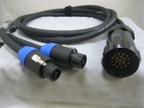 Lpa Bo100l Nl8 Speakon Speaker Cable Breakout Lex Products