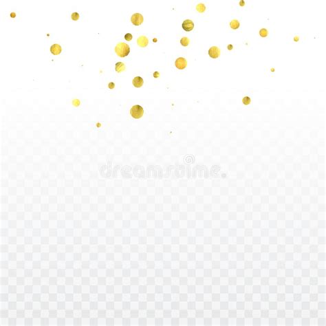 Gold Confetti Celebration Stock Vector Illustration Of Background