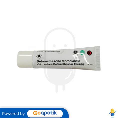 Betamethasone Dipropionate Tempo 005 Cream 10 Gram Tube Kegunaan