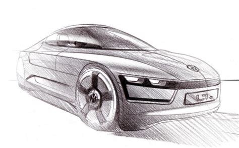 2009 vw l 1 concept pencil skt concept cars automotive design concept design