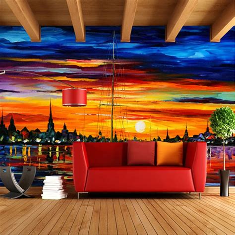 Custom Any Size 3d Mural Wallpaper European Living Room Sofa Tv Wall