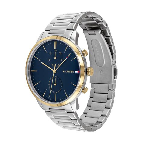 Montre Tommy Hilfiger Multifonction Cadran Bleu Bracelet