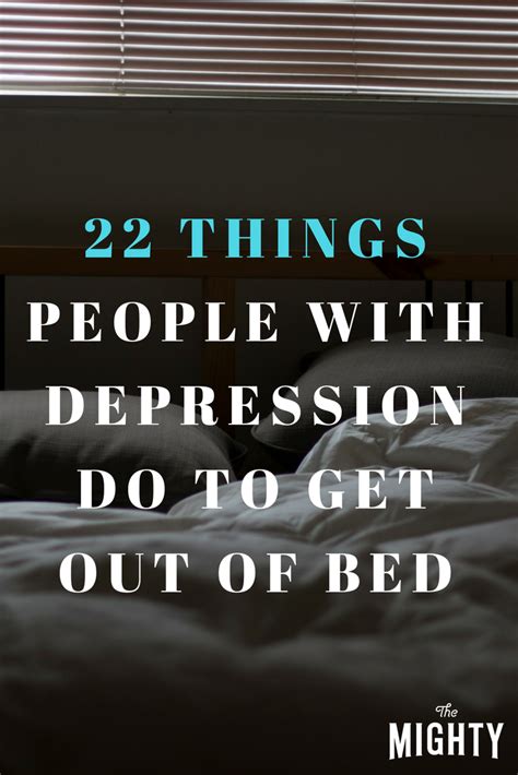 Things People With Depression Do In The Morning To Get Out Of Bed The