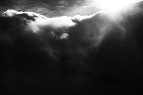 Black And White Cloud Cloudy Dark Fog Landscape Photos In  Format