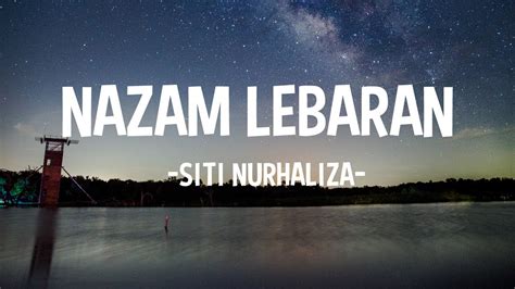 Siti Nurhaliza Nazam Lebaran Lyrics Youtube