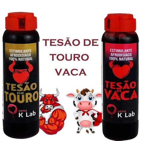Kit Estimulante Natural Super TesÃo De Vaca Touro Sexy Shop Shopee Brasil