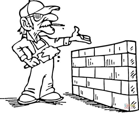 Free coloring pages to download and print. Brick Coloring Page - Coloring Home
