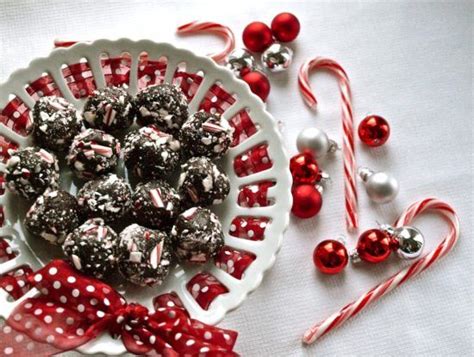 chocolate peppermint balls no bake and easy to make the whoot peppermint desserts christmas