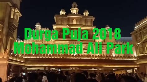 Mohammad Ali Park Durga Puja 2018 Youtube