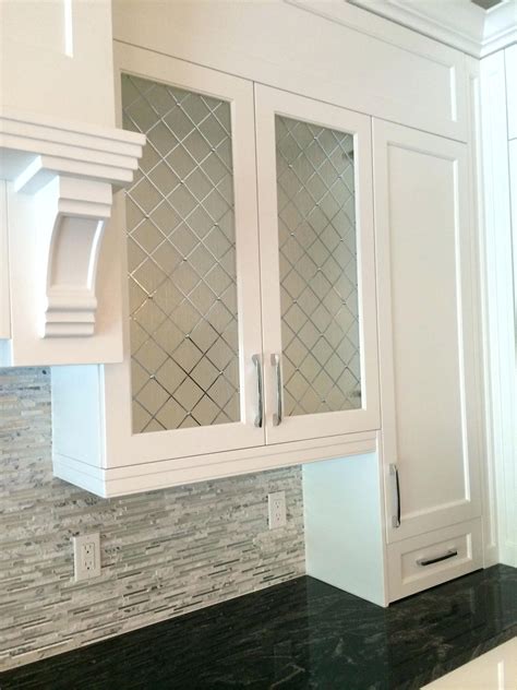 Captivating Frosted Glass Kitchen Cabinets Glass Kitchen Cabinet