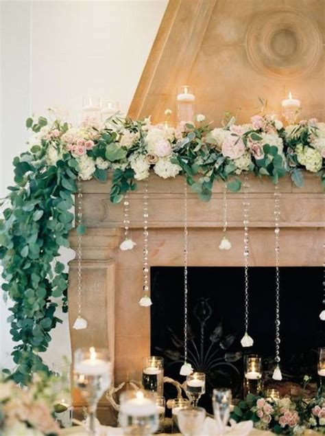 50 Wedding Fireplace Decor Ideas | Wedding fireplace, Fireplace decor