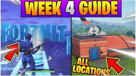 Here's a guide, map and locations for where you're going. Fortnite WEEK 4 Season 7 Challenges Guide! ALL Letter ...