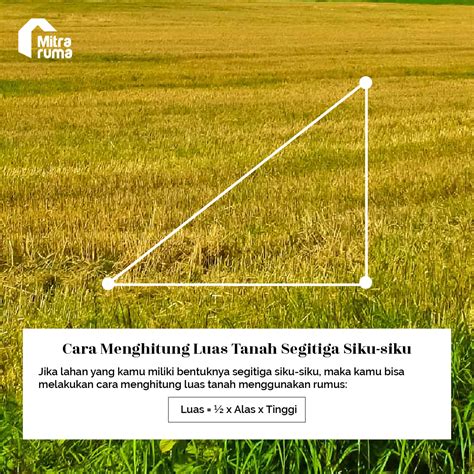 Cara Menghitung Luas Tanah Berdasarkan Bentuknya Mitraruma