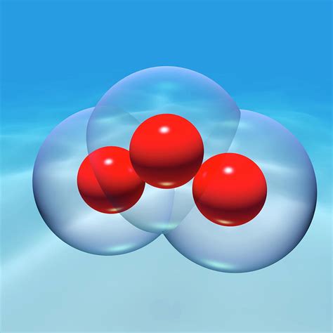Ozone Molecule Photograph By Russell Kightleyscience Photo Library