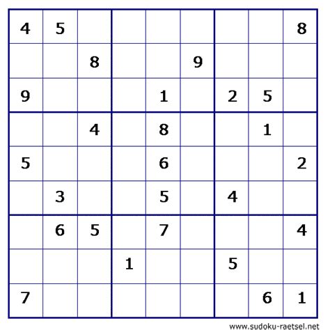 Ab level 500 bekomme ich irgendwie keine eindeutigen lösungen mehr. Sudoku leicht Online & zum Ausdrucken | Sudoku-Raetsel.net