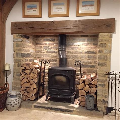 Find ideas and inspiration for wood stove hearth to add to your own home. Pin by Michelle Goff on Country farmhouse in 2019 | Wood ...