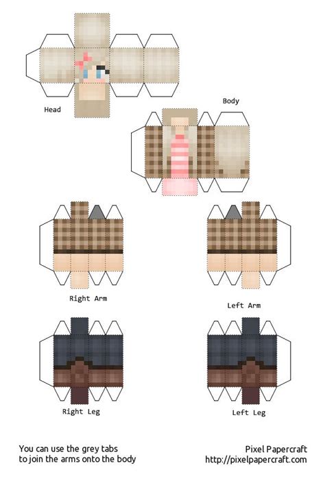 My Papercraft Character Minecraft Templates Minecraft Blocks
