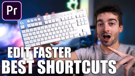 Edit Faster With Premiere Pro Keyboard Shortcuts YouTube