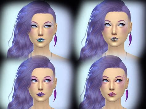 Galaxy Lipstick By Chubbychipmunkz The Sims 4 Catalog