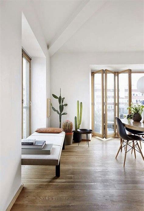 Light And Airy Living Room With Bench And Cacti Styleminimalism