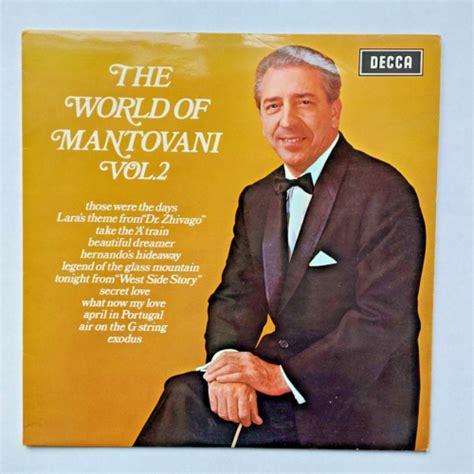 The World Of Mantovani Vol 2 12 Vinyl Album Decca 1969 Stereo Ebay