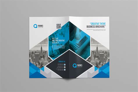 Print Bi Fold Brochure Design · Graphic Yard Graphic Templates Store