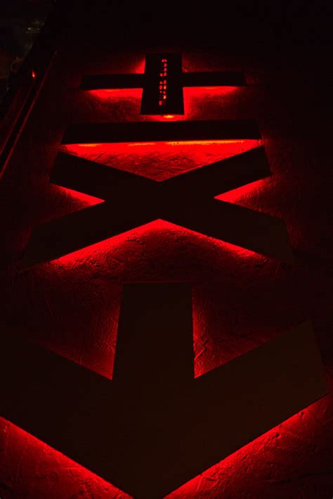 Symbols Neon Red Backlight Dark Hd Phone Wallpaper Peakpx