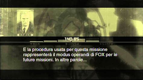 Metal Gear Solid Zero Parla Del Nome Naked Snake YouTube