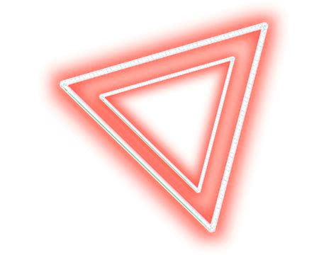 Neon Triangle Png Png All