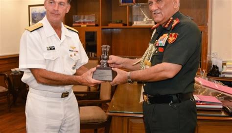 Commander Us Indo Pacific Command Calls On Chief Of Defence Staff