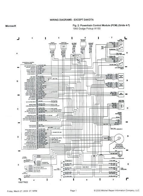Dodge Ram 1500 Engine Electrical Diagrams