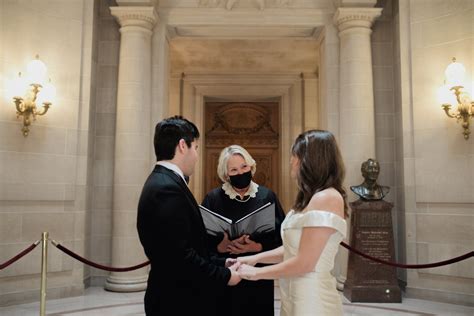 SF City Hall Is Finally Reopened San Francisco City Hall Wedding Photographer SF City Hall Photo