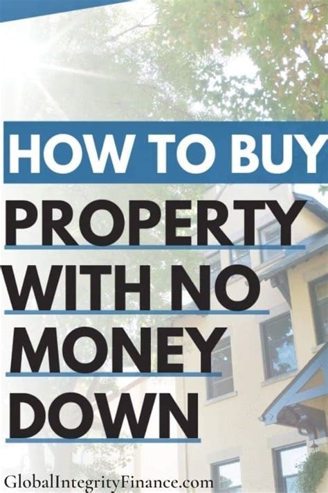 How To Buy A House With No Money Down Global Integrity Finance