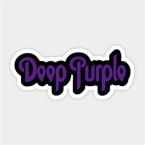 Deep Purple Logo Choose From Our Vast Selection Of Stickers To Match