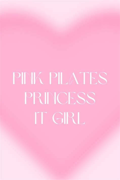 Pink Pilates Princess Pretty Pink Princess Pink Workout Pink Smoothie